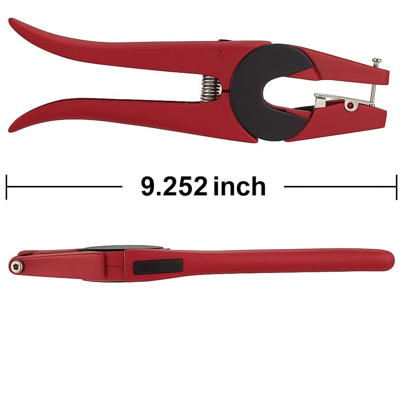 Glamorway Livestock Ear Tag Applicator Tool â€“ Heavy Duty Metal Tagging Pliers for Cattle, Goats, Sheep, and Farm Animal Identification - Image 2